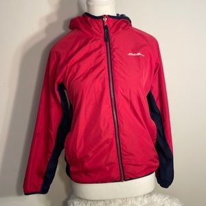 girls dark pink reversible raincoat - Youth